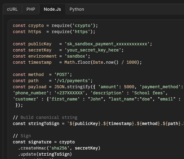 Documentation snap-shot